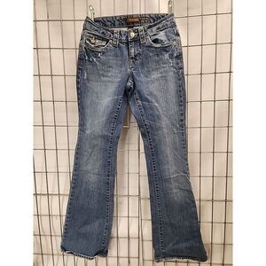 Vintage Y2K Aeropostale Jeans Women's 1/2‎ Low Rise Stretch Flare